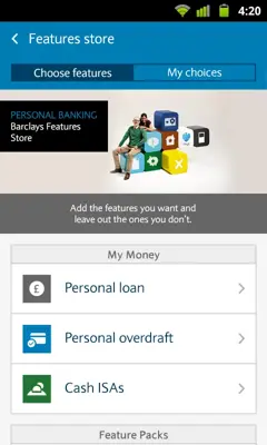 Barclays android App screenshot 2